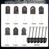 48 Pcs Halloween Cupcake Toppers Tombstones Graveyard Cake Decorations with Mini Shovel Spoons for Halloween Birthday Party Supplies