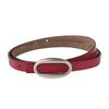 Genuine Leather Women's Belt Cowhide with Casual Pants Dress for Women's Thin Belt Goddess