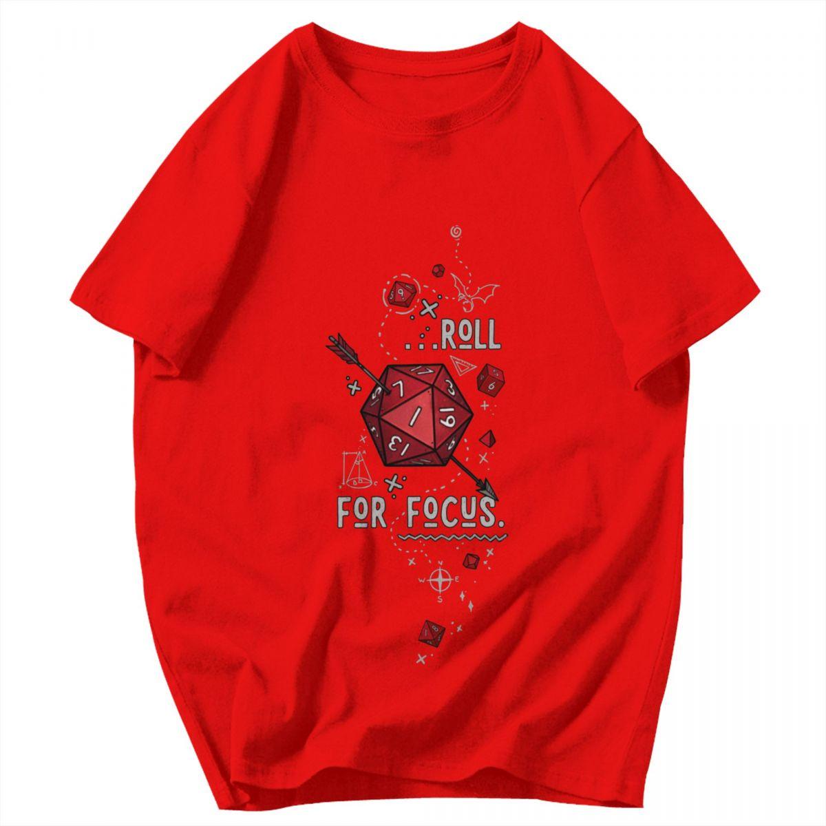 Men T Shirt ADHDD Roll For Concentration Funny Summer Y2K Graphic Customized Unisex Clothes T Shirts S