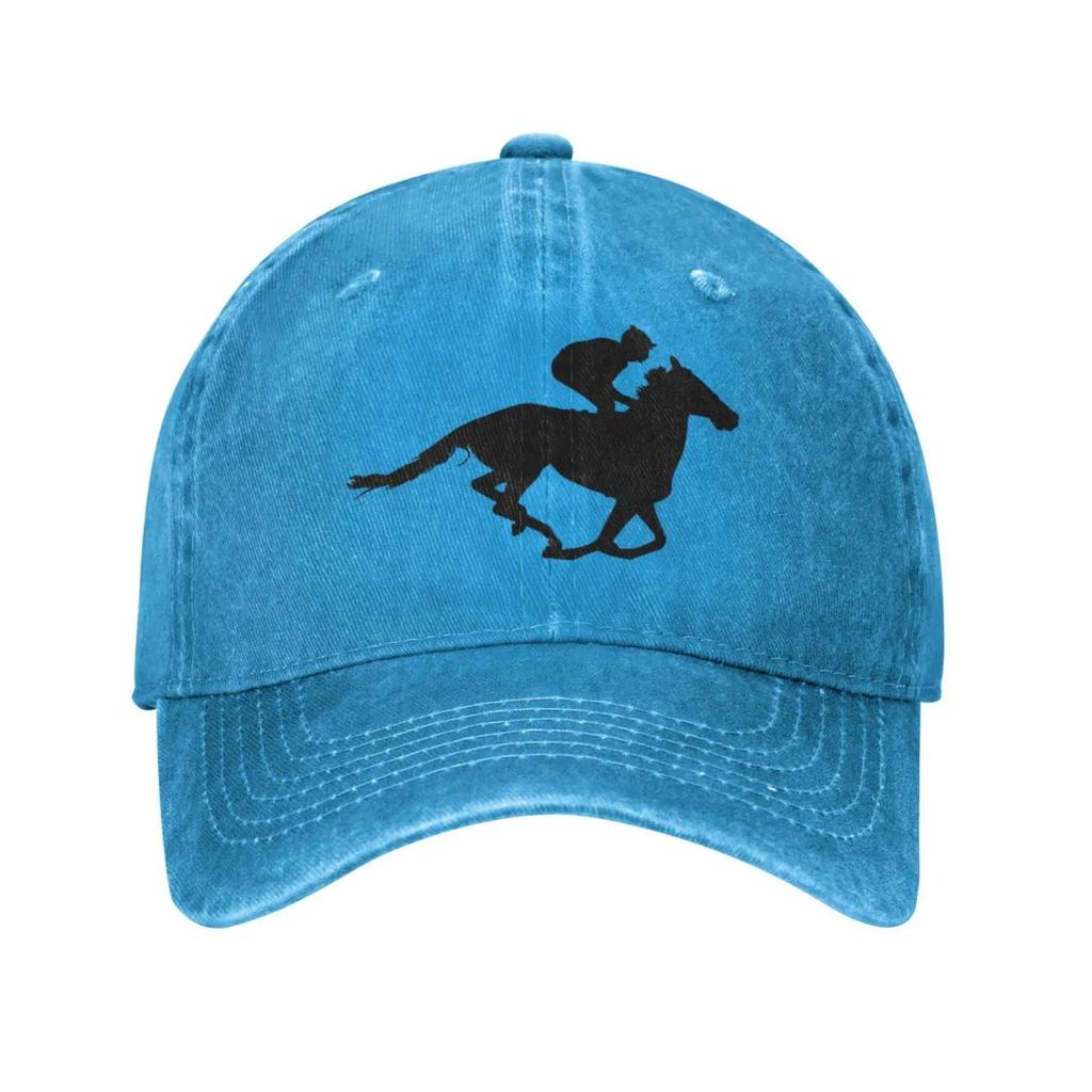 Pferde Reiten Trabrennen Reiter Reitsport Geschenke Geschenke Cowboyhut Back Cap für Männer Frauen Baseball Caps Trucker Hats