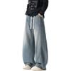 Jeans men's spring and autumn American trendy brand loose straight wide-leg pants new boys casual versatile long pants
