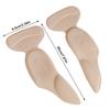 1 Pair High Heel Pads Prevent Feet From Sliding Forward Comfortable PU High Heeled Shoe Inserts Skin Color