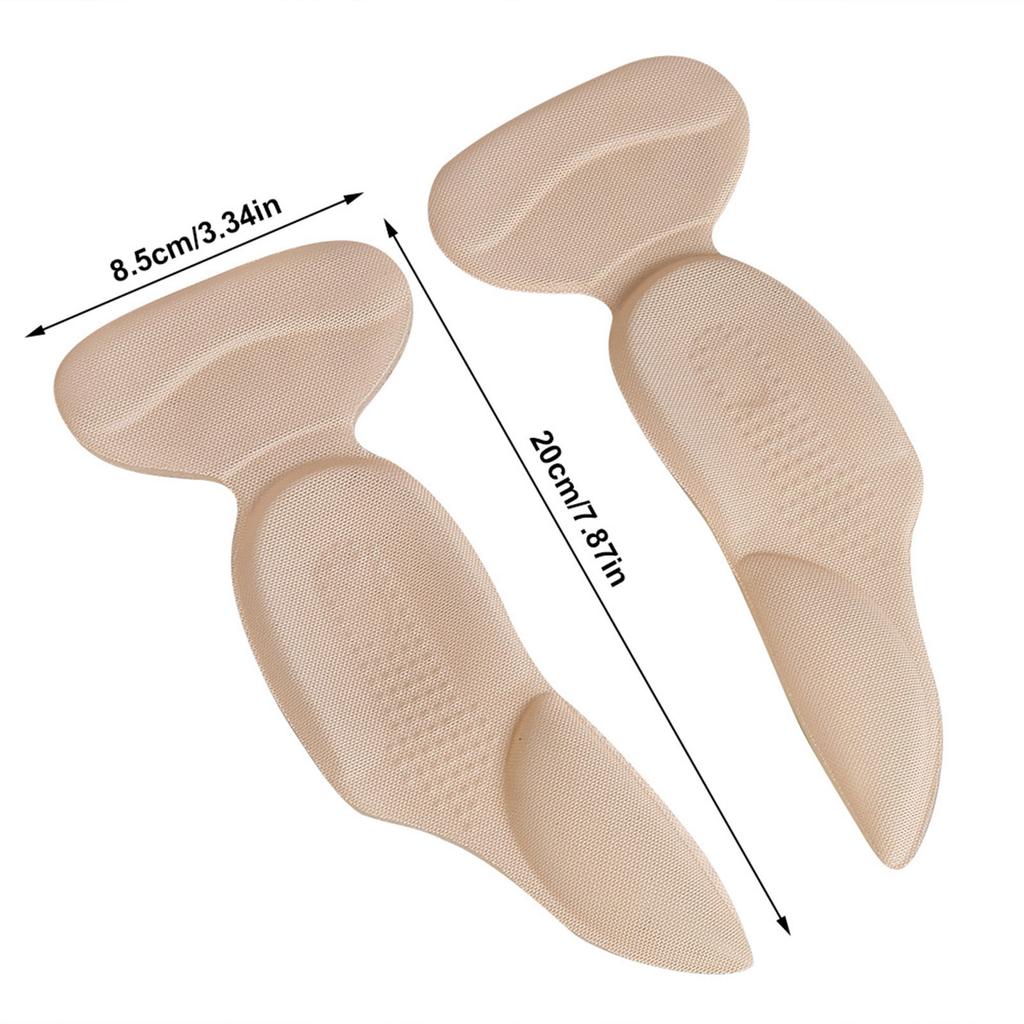 1 Pair High Heel Pads Prevent Feet From Sliding Forward Comfortable PU High Heeled Shoe Inserts Skin Color