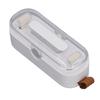 Mini Bag Sealer Double Function User Friendly Portable Chip Bag Sealer and Cutter for Home Travel White