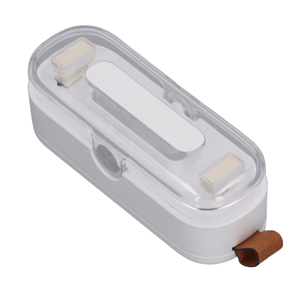Mini Bag Sealer Double Function User Friendly Portable Chip Bag Sealer and Cutter for Home Travel White