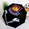 hammer Football Printed Automatic Umbrella, 8-Frame for Travel, camping, Casual Umbrella, Essential Gift for  for family and friends