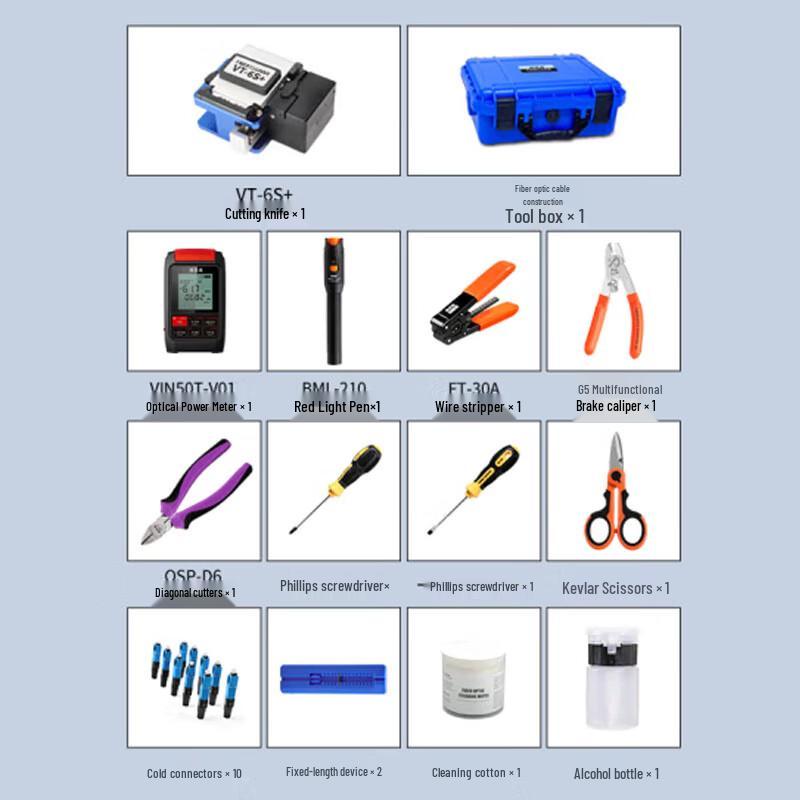 Fiber Optic Installation and Repair Tool Kit