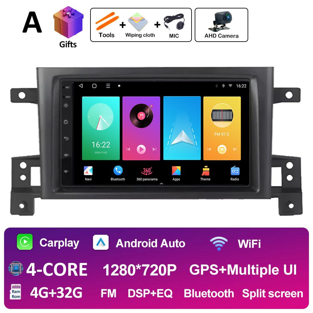 Smart System GPS Navigation For Suzuki Grand Vitara 3 2005 2006 2007 2008 2009 - 2015 Wireless Carplay Car Video Player No 2 din