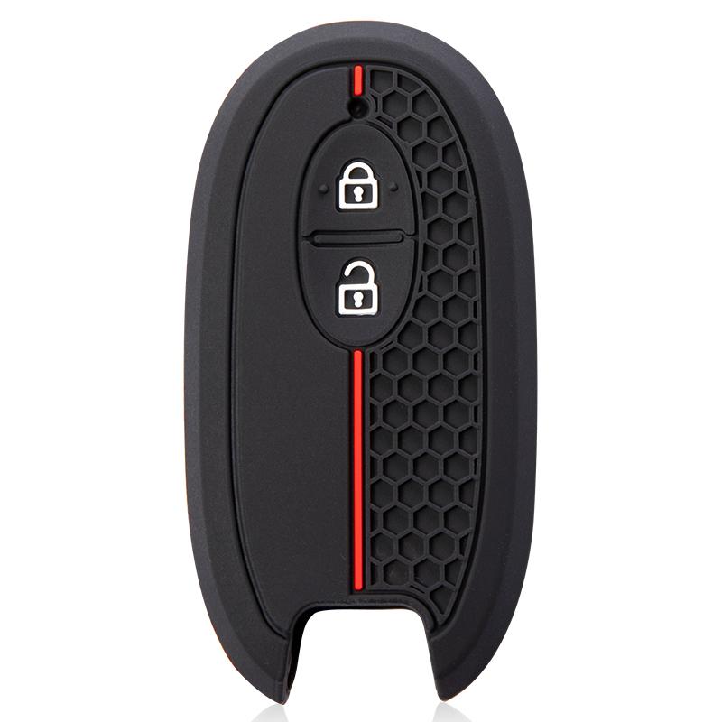 Silicone Car Remote Key Case Cover Shell For Suzuki Wagon R Every Hustler Palette Solio Alto Lapin Spacia Key Fob Protector Case