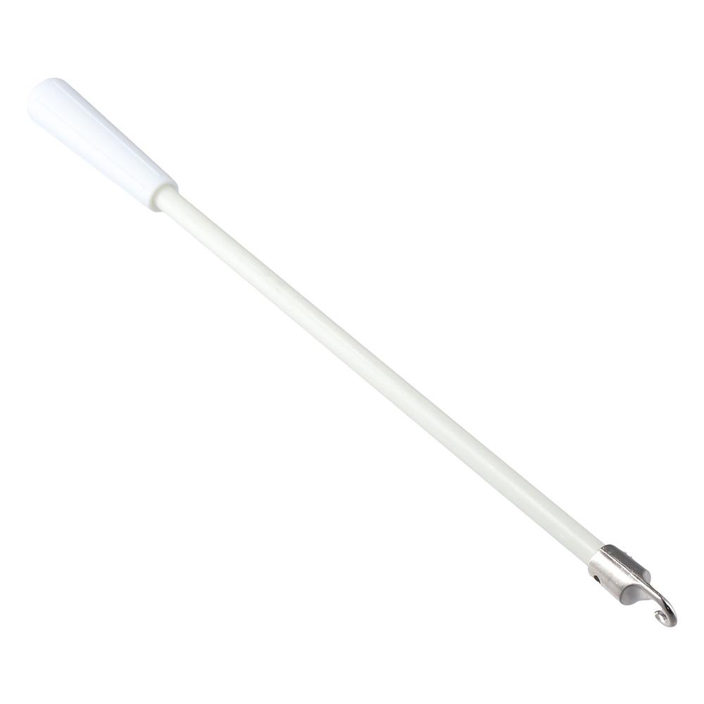 2 Pcs White Blinds Stick Alloy Curtain Stick Window Blind Alloy Hook Replacement Parts