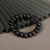 Bodhisattva Agarwood Kynam Sandalwood Men's Bracelet with Chen Gui Bao Buddhist Beads - Three-Sided Buddha Ethnic Style
