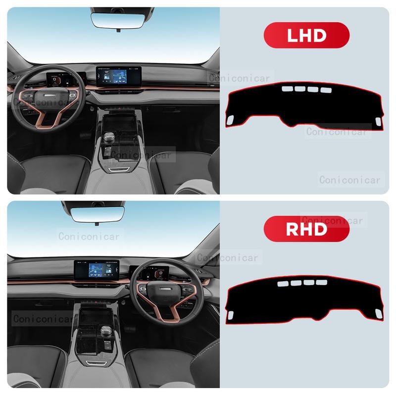 For Haval H6 3th Gen -2024 Car Dashboard Avoid Light Pad trument Platform Desk Cover Mats Carpets Anti-UV Accessories