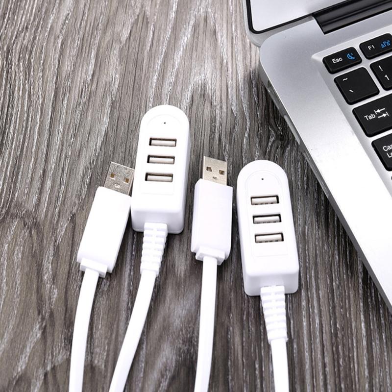 3 In 1 Splitter Usb Multi-function 3A Charger Portable Converter Extension Line Expansion Multi-port HUB Data Cable