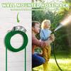 Garden Hose Holder Wall Mount Water Hose Hanger Storage Heavy Duty Metal for Equipment Tools Ropes Outside Organizer Rack