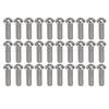 30Pcs Hex Socket Button Head Screw A2 Stainless Steel M10x1.5 Coarse Thread Set Kit