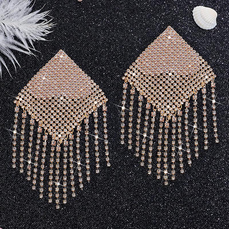 Sexy Nipple Self Adhesive Nipple Chains Stickers Tassels Breathable Comfortable Bras Accessories