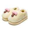 Cotton slippers women's cute autumn and winter bags and new indoor home thick-bottomed confinement slippers women's