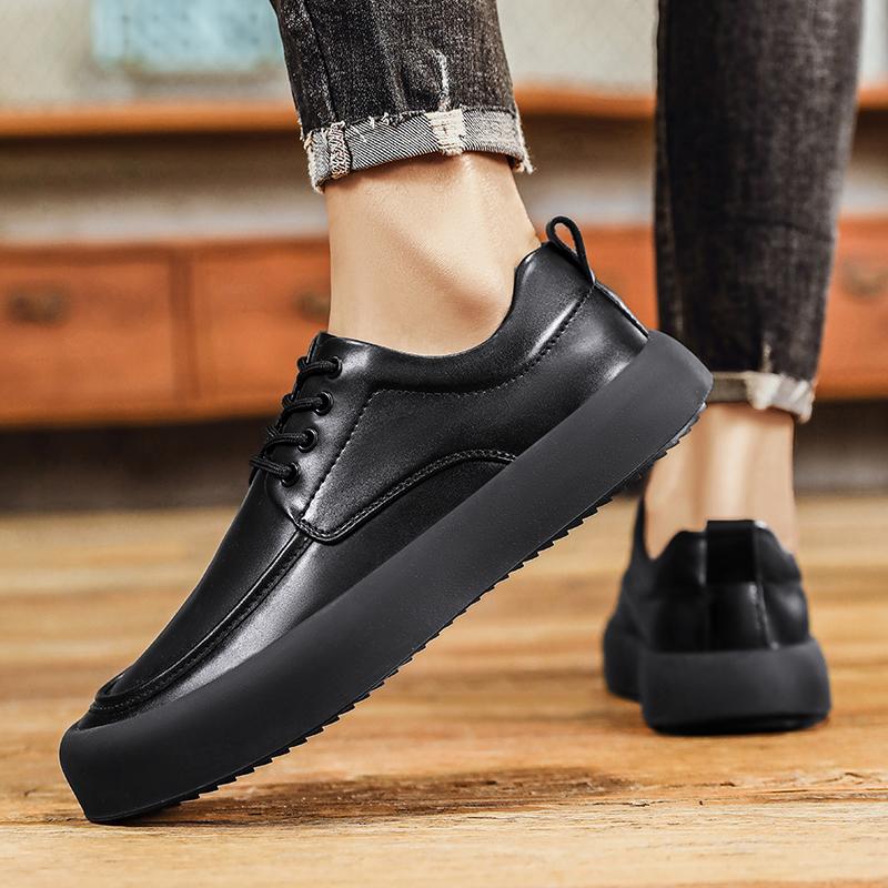 New Mens Business Shoes Luxury Brand Outdoor Work Casual Shoes New Male Dress Shoes Fashion Genuine Leather Formal Footwear 2024