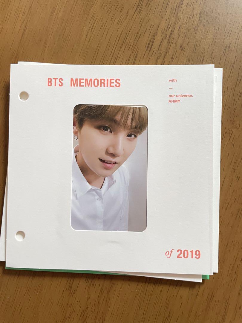 

[USED] BTS memories of 2019 Blu-ray trading card Yoongi Suga