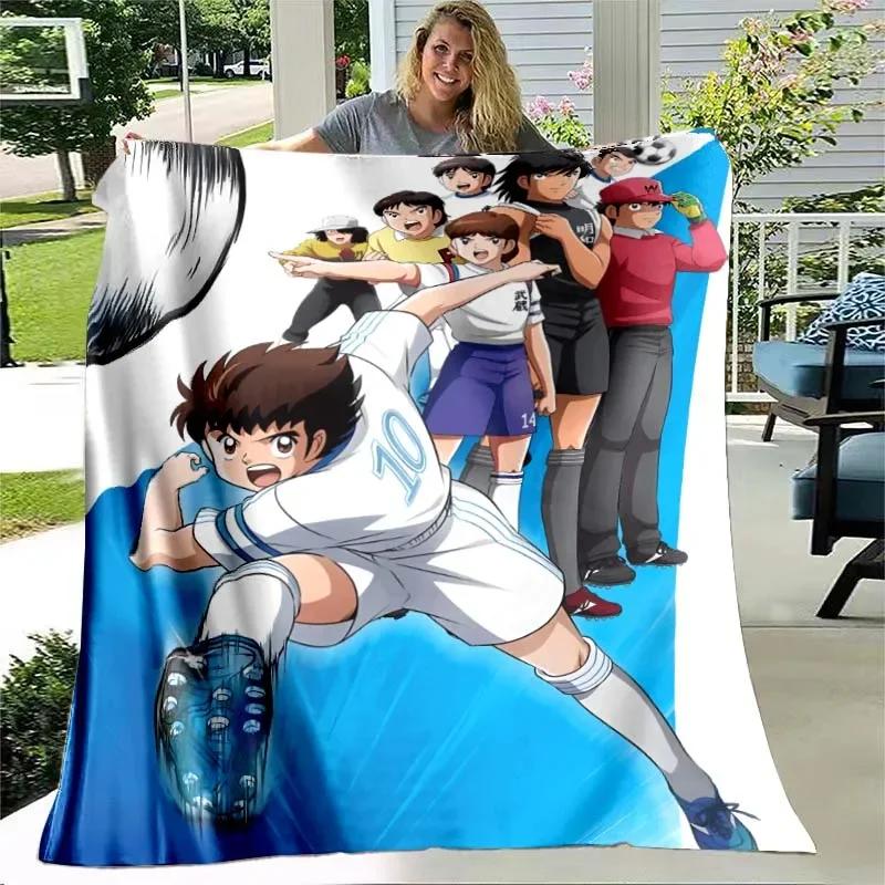 3D Captain Tsubasa Cartoon blankets picnic blanket Warm Flannel blankets Soft and comfortable blanket bed linings Birthday Gift