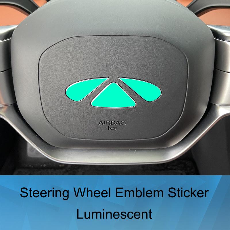 For Chery Fulwin A9L Car Front Lable Sticker Blackened Hood Steering Wheel Emblem Decal Interior Exterior Decoration Accessories