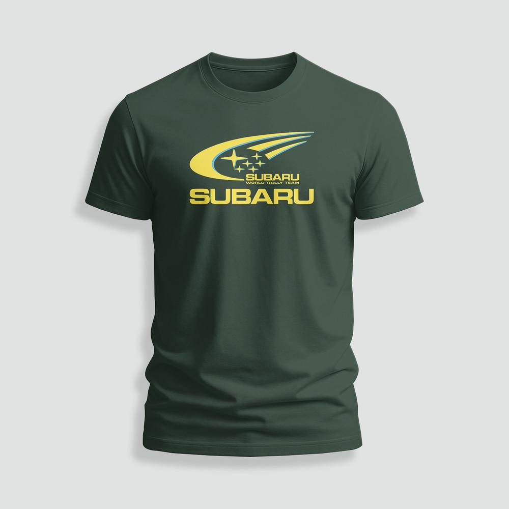 

Subaru World Rally Team logo funny T-Shirt Size S-5XL Made in USA Unisex T-Shirt XXXXL