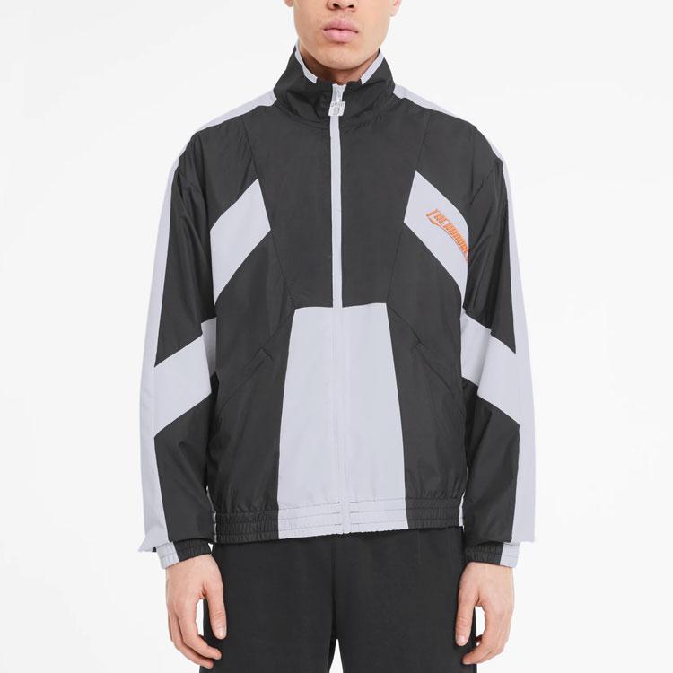 Puma X The Hundreds Retro Zip-Up Track Jacket Men Jackets Black 596747-01