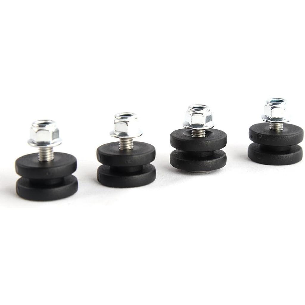 4PCS Motorcycles Top Rear Luggage Box Case Trunk Bushing Pad Spacers Buckle Quick Fixing Kits (Type I)