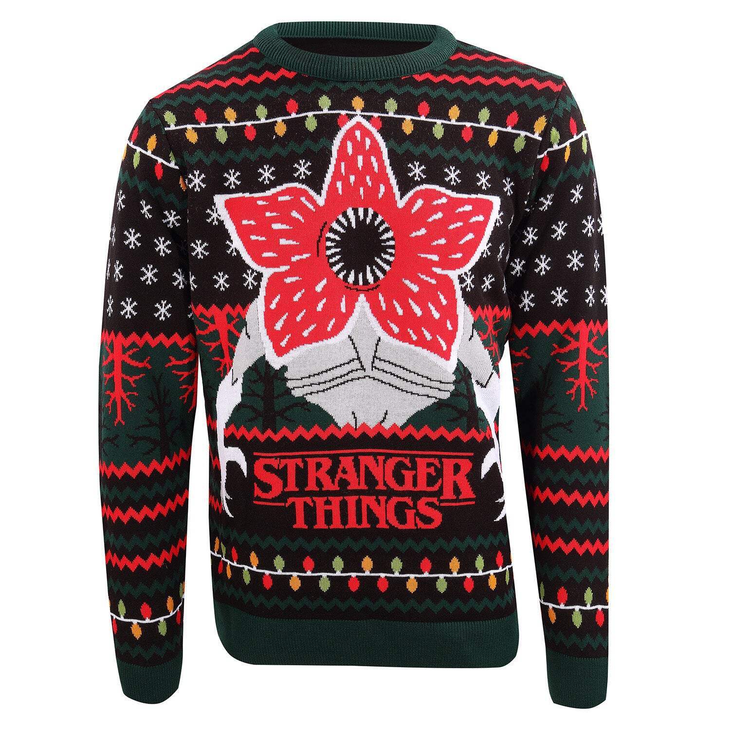 Stranger Things Demogorgon Knitted Jumper S