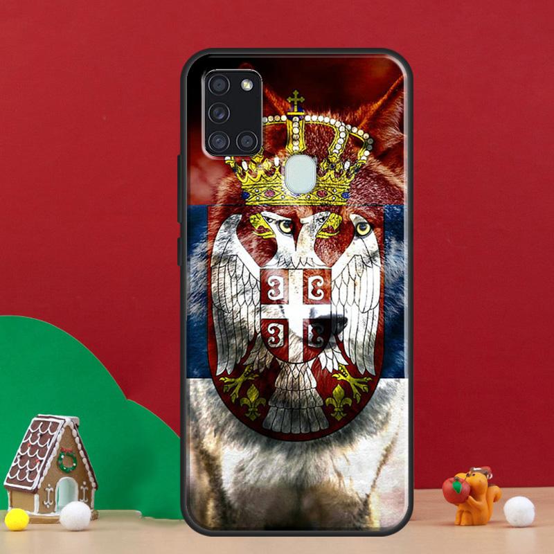 Flag of Serbia Serbian Cover For Samsung Galaxy A54 A34 A14 A32 A12 A22 A52 A72 A13 A33 A53 A50 A52S A51 A71 Back Case