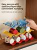 Large Capacity Cup Holder Home Living Room Cabinet Multi-layer Space Insulated Cup Cupboard Desktop Storage Rack