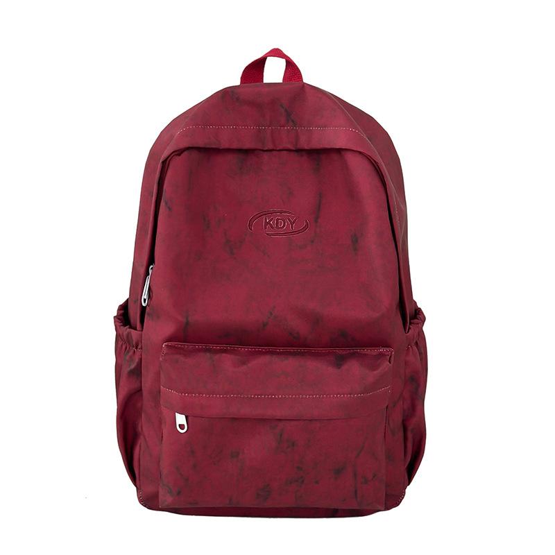 Школьный рюкзак для ученика модный тай-дай нишевый дизайнерский рюкзак простой универсальный высокая ценность ins рюкзак большой емкости красный