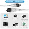 IEEE 1394 Firewire 800 to Firewire 400 Cable 9Pin Male to 4Pin Male Data Connector For Cameras Industrial Equipment