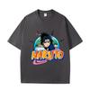 Cartoon Anime Naruto Printed Top 2026 Summer New T-shirt Unisex Anime Naruto Sports Cotton T-shirt