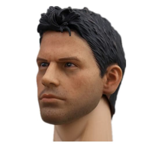 HiPlay 1/6 Scale Figure Doll Head, Handsome Male, Painted, Compatible with TBLeague Bodies, DH011 (B)