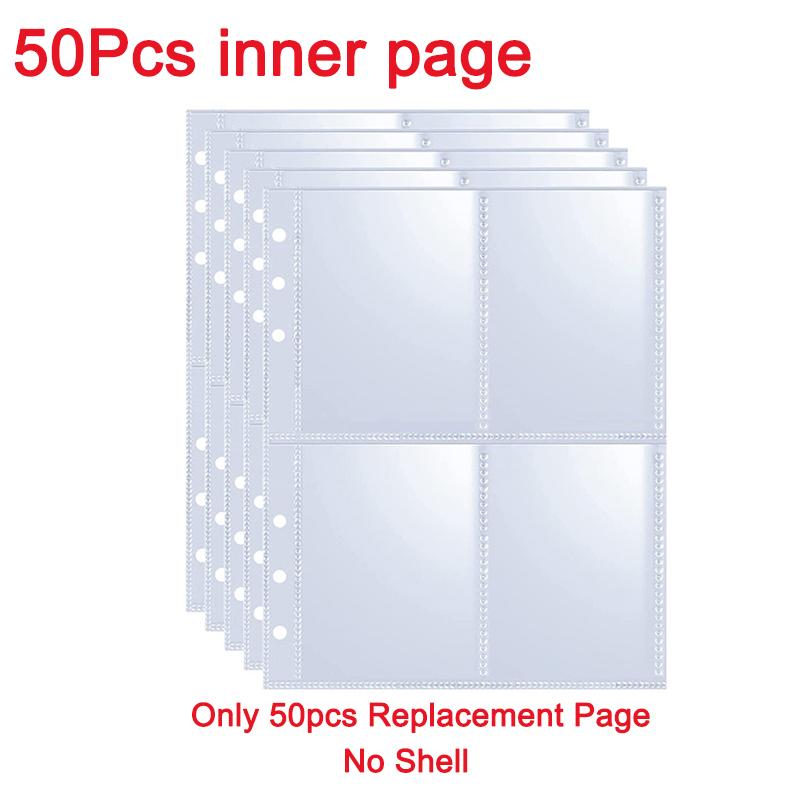 Reusable 25PCS A5 Kpop Photocard Album Binder | Loose-leaf Idol Card Storage Organizer | Collectible Photo Card Holder Book