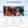 Dragon Ball Benutzerdefinierter Name Aufgedrucktes Strandtuch Personalisiertes Weiches Handtuch für Schwimmen Strand Reisen