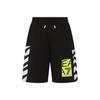 EA7 SS23 Letter And Number Print Straight Leg Bermuda Casual Shorts Men Shorts Black 3RPS62-PJ05Z-1200
