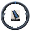 Ized Car Steering Wheel Cover Wrap Non-Slip Leather Braid For Mazda 3 Axela Mazda 6 Atenza Mazda 2 CX-3 CX3 CX-5 CX5