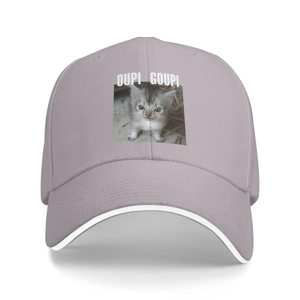 Baseball Caps Oupi Goupi Cat Meme Graphic Unisex Outdoor Spring Caps