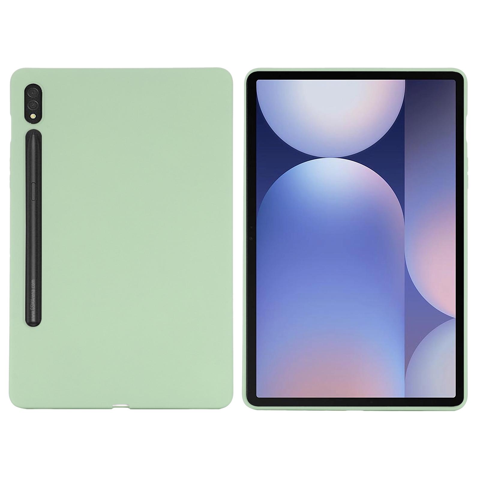 

Для Samsung Galaxy Tab S10 Ultra/S9 Ultra Чехол Жидкий Силикон Защита от Царапин Чехол для Планшета A