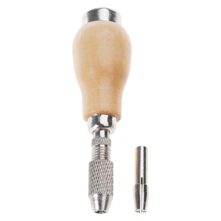 

Gourd Mushroom Push Drill Handle Twisting Wire Wrapping Drill Tool for Wood and Soft Drilling Applications