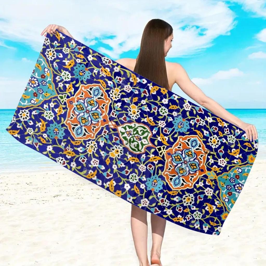 Hot-Selling Quick-Dry Thick Beach Towel - Large, Soft, Absorbent, 250g