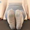 Winter Mid Tube Anti Slip Yoga Socks Women Thickened Towel Bottom Professional Pilates Socks Indoor Floor Fitness Sports Socks