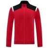 Mens Womens Winter Sport Training Jacket Long Sleeve Stand Collar Outdoor Football Running Gym Wear