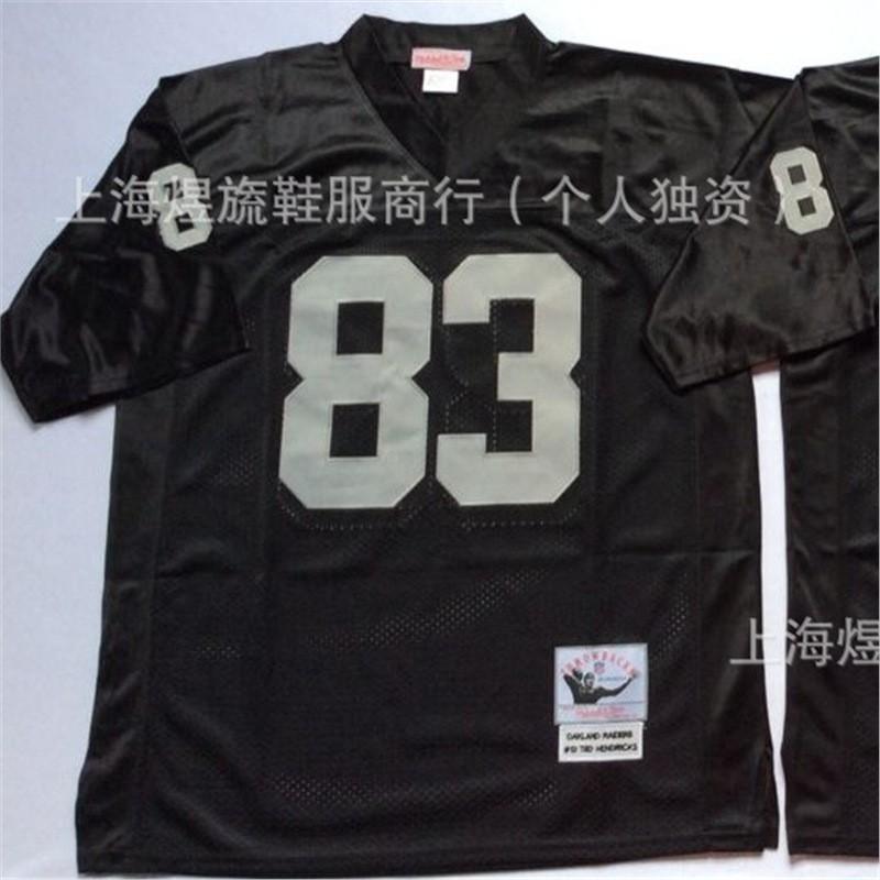 Retro Oakland Raiders Rugby Jersey Mens Embroidered NFL Style Sportswear Fan Apparel Size S-XXXL