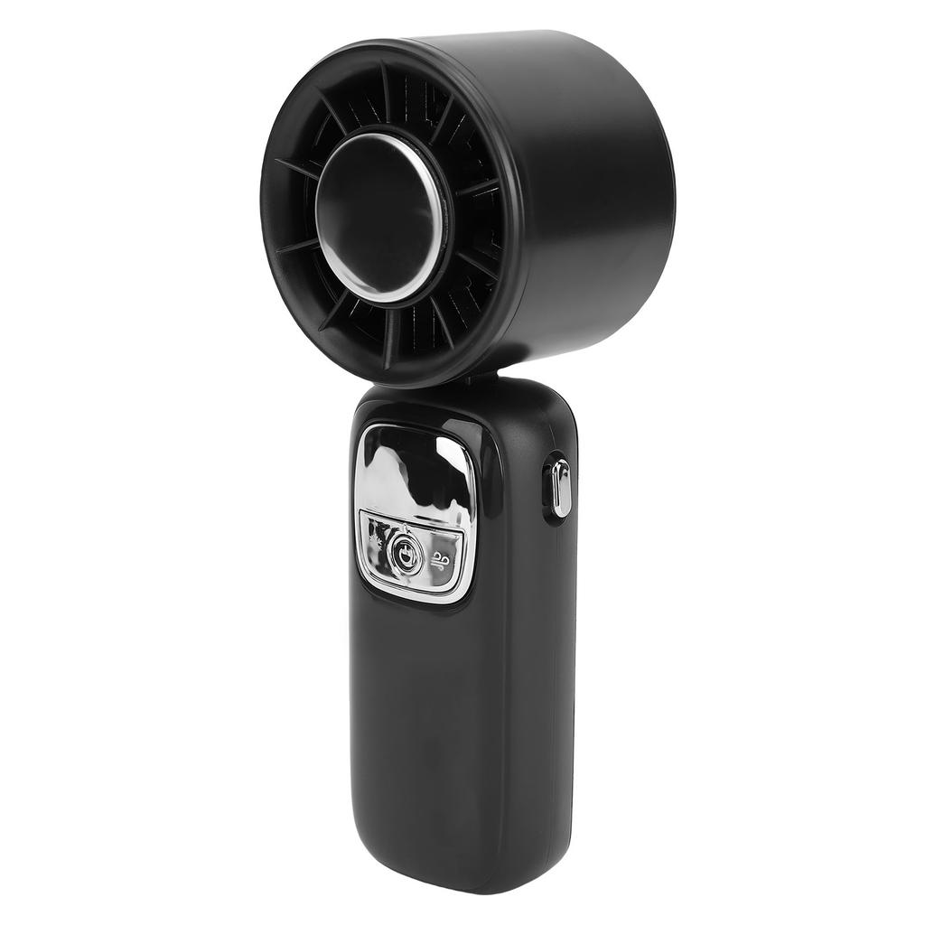 Portable Handheld Turbo Fan 100 Gears Ice Cooling Foldable Neck Hanging Mini Handheld Fan with LED Display for Travel