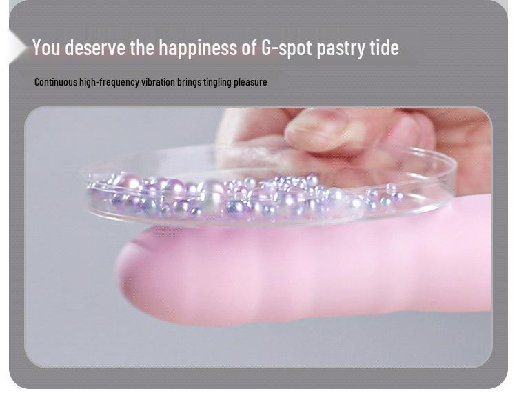 Pudding Bear Vibrator: Powerful Telescopic Sex Toy for Female Orgasm