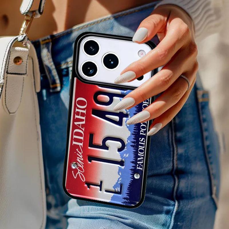 License Plate Phone Case For iPhone 17 Air 14 15 13 12 Max Cover For Apple 16e 11 Pro Max Plus Coque