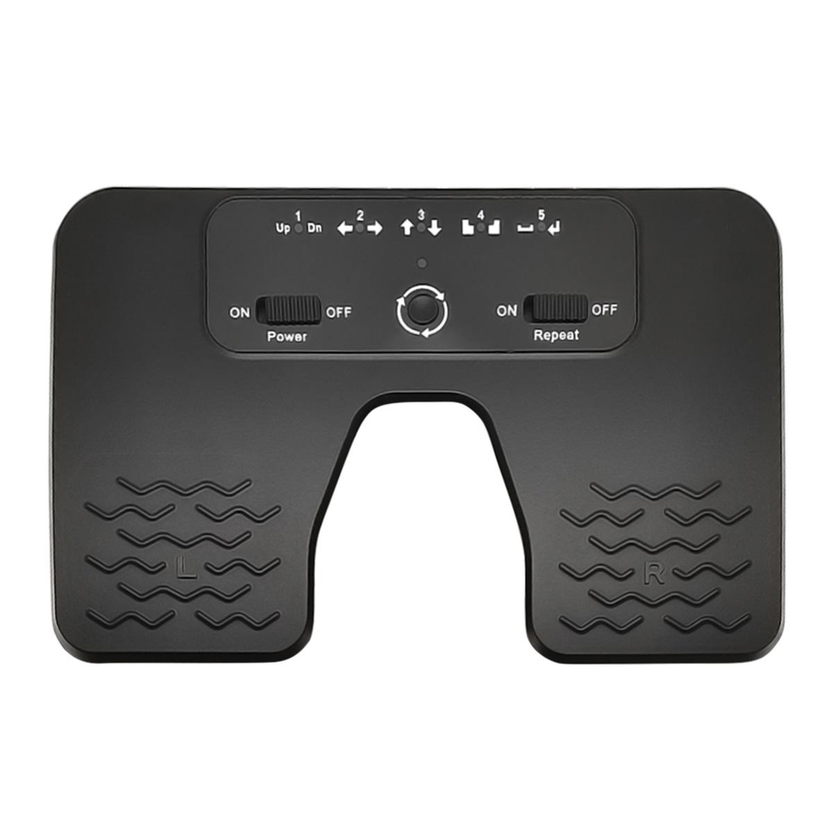 Pédale PageTurner sans fil à double interrupteur pour tablettes et smartphones iOS, Android, Windows - Pédale musicale rechargeable K24-01 Pedal